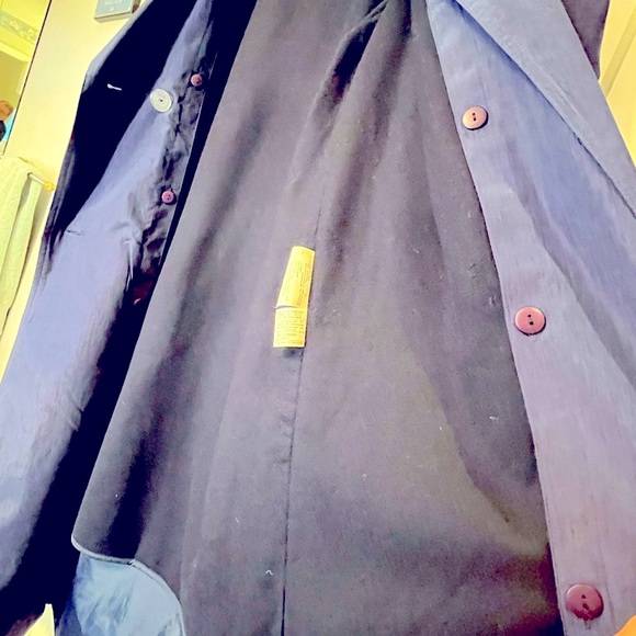 Fennelli Coat Size 7/8 Navy with warm liner removable for all seasons wear - Picture 4 of 7